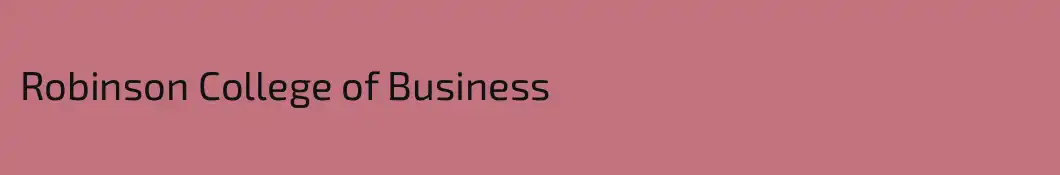 Robinson College of Business